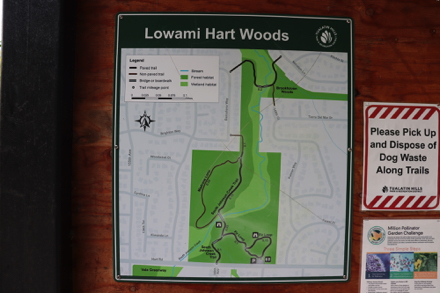 Lowami Hart Woods Natural Area park map
